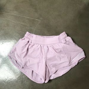 Pink Lululemon shorts